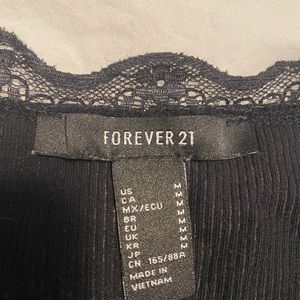 black laced tee shirt